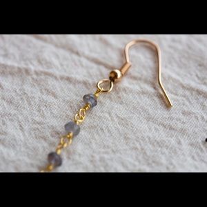 Tanzanite & 18k Gold Earrings